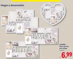 Lidl Livarno Marco de fotos para collage oferta