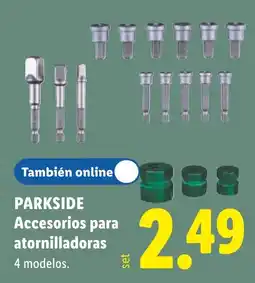 Lidl Parkside accesorios para atornilladoras oferta