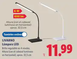 Lidl Livarno lampara led oferta