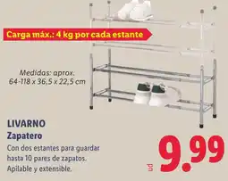 Lidl Livarno Zapatero oferta