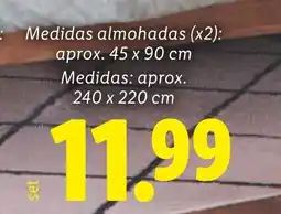 Lidl almohadas oferta
