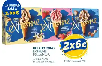 Nestlé helado cono extreme