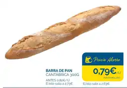 Supermercados La Despensa Cantábrica barra de pan oferta