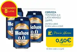 Supermercados La Despensa Mahou cerveza tostada 0,0 oferta