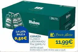 Supermercados La Despensa Mahou cerveza clásica oferta