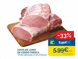 Cash Ecofamilia Cinta de lomo de cerdo fresca oferta