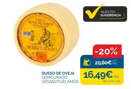Cash Ecofamilia Vegasotuelamos queso de oveja semicurado oferta