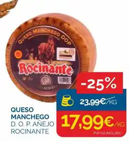 Cash Ecofamilia Rocinante queso manchego dop oferta