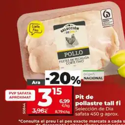 Maxi Dia Ara pollo filetes de pechuga corte fino oferta