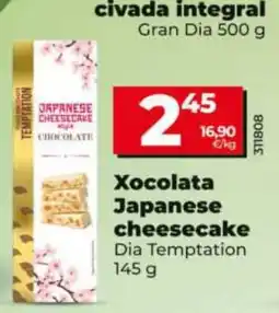 Maxi Dia Dia Temptation xocolata japanese cheesecake oferta