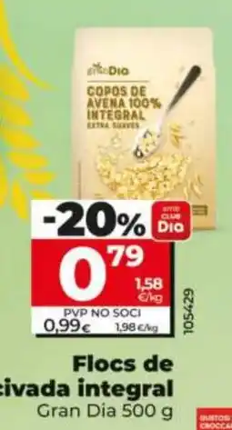 Maxi Dia Gran Dia flocs de avena integral oferta