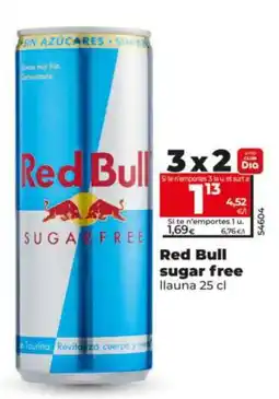 Maxi Dia Red Bull sugar free oferta