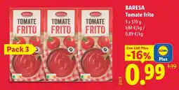 Lidl Baresa tomate frito oferta