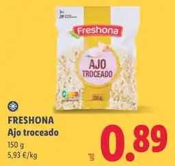 Lidl Freshona ajo troceado oferta