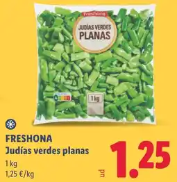 Lidl Freshona judías verdes planas oferta