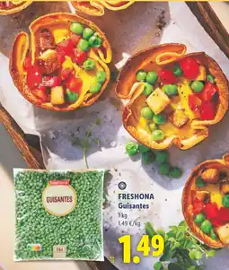 Lidl Freshona guisantes oferta
