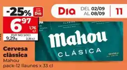 Maxi Dia Mahou cervesa clàssica oferta