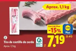 Lidl Lidl Tira de costilla de cerdo oferta
