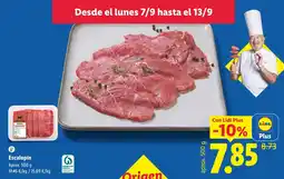 Lidl Lidl Escalopín oferta