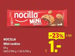 Lidl nocilla mini cookies oferta