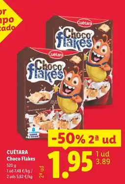Lidl Cuétara Choco Flakes oferta