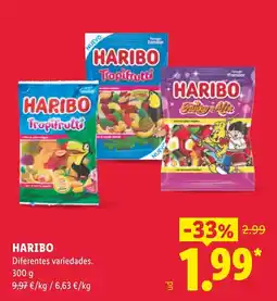 Lidl Haribo diferentes variedades oferta
