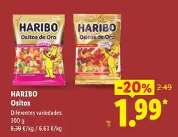 Lidl Haribo ositos oferta