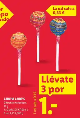 Lidl Chupa Chups oferta