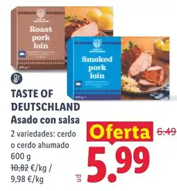 Lidl Taste of Deutschland Asado con salsa oferta