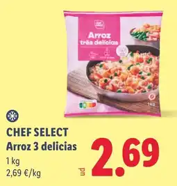 Lidl Chef Select Arroz 3 delicias oferta