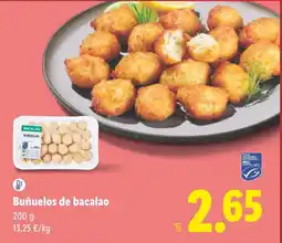 Lidl Buñuelos de bacalao oferta