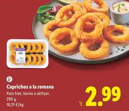 Lidl Caprichos a la romana oferta