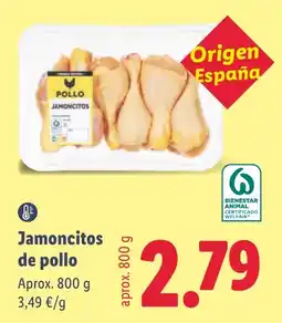 Lidl Pollo jamoncitos oferta