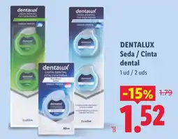 Lidl Dentalux seda / cinta dental oferta