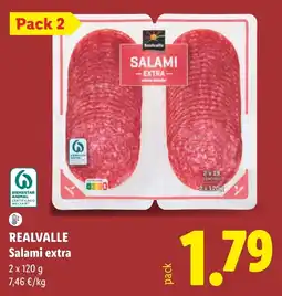 Lidl Realvalle salami extra oferta