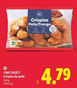 Lidl chef select crispies pollo/frango oferta