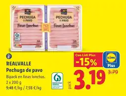 Lidl Realvalle pechuga de pavo oferta