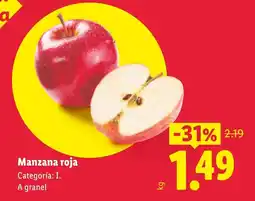 Lidl Manzana roja oferta