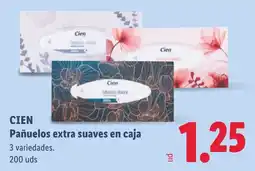 Lidl Cien pañuelos extra suaves en caja oferta