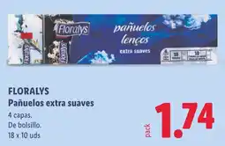 Lidl Floralys pañuelos lenços extra suaves oferta