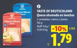 Lidl Taste of Deutschland Cheese Slices oferta