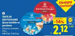 Lidl Taste of Deutschland soft cheese triangles oferta