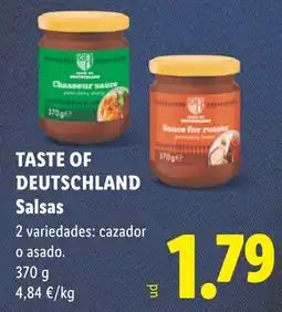 Lidl Taste of Deutschland Salsas oferta