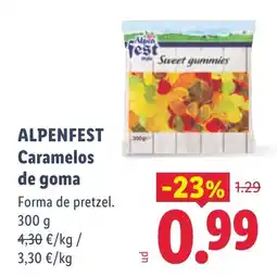 Lidl Alpenfest caramelos de goma oferta