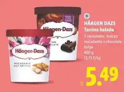 Lidl Häagen-Dazs tarrina helado oferta