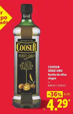Lidl Coosur serie oro aceite de oliva virgen oferta