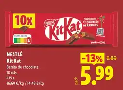 Lidl Nestlé Kit Kat oferta