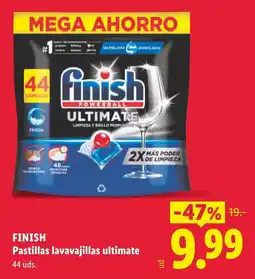 Lidl Finish pastillas lavavajillas ultimate oferta