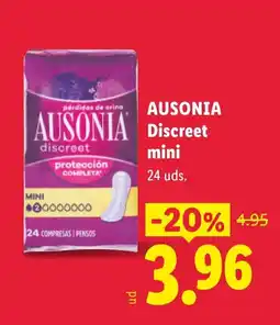 Lidl Ausonia discreet mini oferta