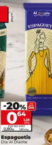 Maxi Dia Dia Al Diante espaguetis oferta